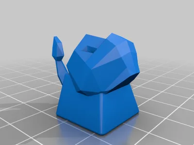 Keycaps of Pokemon Starters - Low Poly