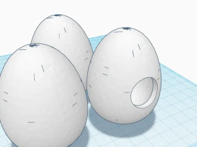 Silk to Egg Magic Trick - Hollow Egg replacement, one with hole  