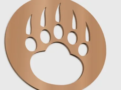 Panther Paw Pendant