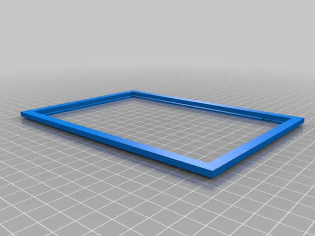 1/2 Plate Insert for 5x7 Plate Holder – Free 3D Model STL
