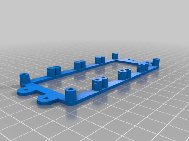 NodeMCU 4 Slot Mounting Bracket – Kostenloses 3D-Modell STL