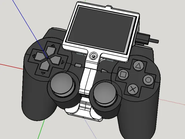 PS2 Controller Addon DIY Gamepad v2 – Free 3D Model STL
