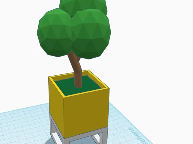 Low Poly Plant DHT 22 – Kostenloses 3D-Modell STL