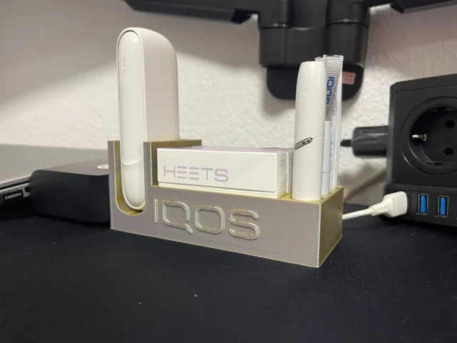 IQOS Pocket Charger + Heets holder – Free 3D Model STL