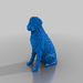 Voxelated Dog – Kostenloses 3D-Modell STL