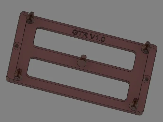 BTT GTR v1.0 plate support – Free 3D Model STL