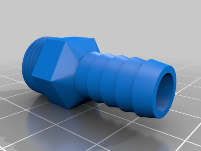Keg PinLock Gas Disconnect Barb – Free 3D Model STL
