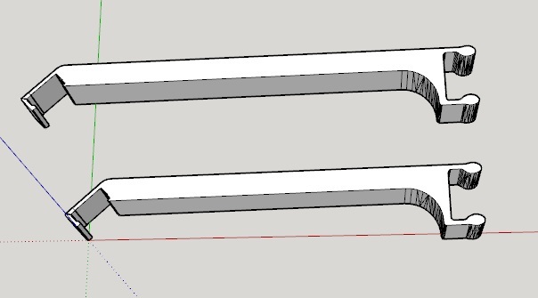 Light Bar Clips - Extended to 100 mm and 120 mm taller – Free 3D Model STL