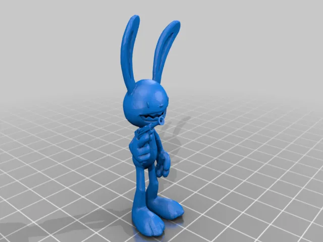 Max from Sam and Max Hit the Road – Gratis 3D-model STL