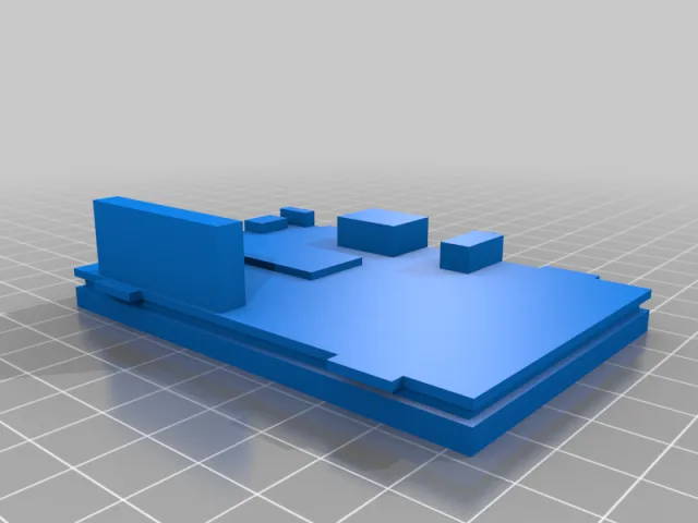 Raspberry Pi 3B Touchscreen, LCD Display (MPI3508) – Free 3D Model STL