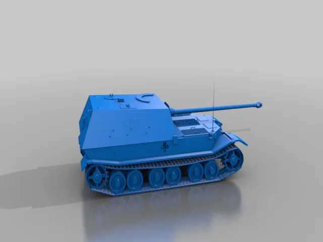 TANK ELEFANT (FERDINAND) MODEL – Modelo 3D gratuito STL