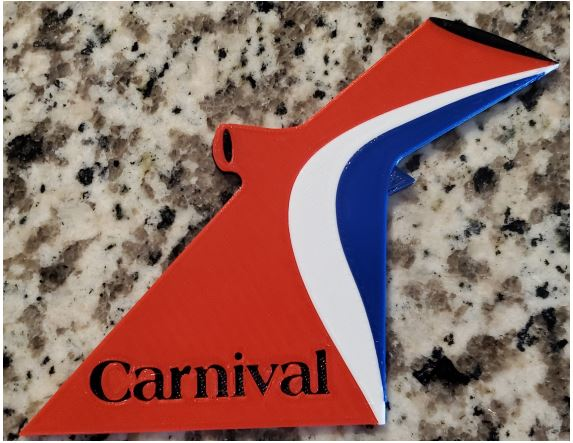 Carnival Cruise Line Funnel MMU – Free 3D Model STL