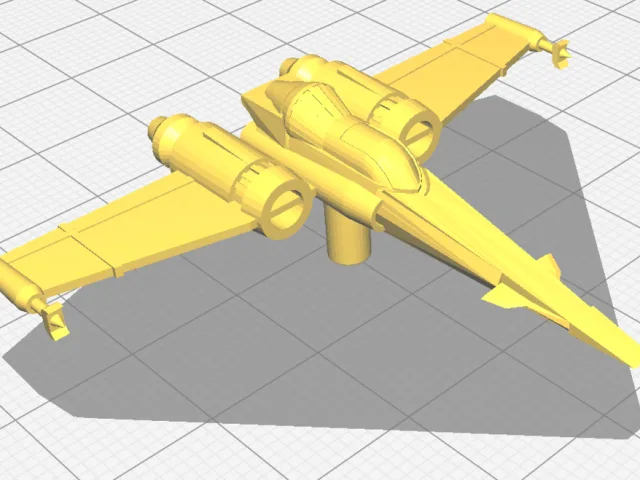 Z95 starfighter – Free 3D Model STL