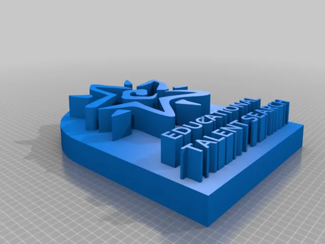 Educational Talent Search Logo – Free 3D Model STL