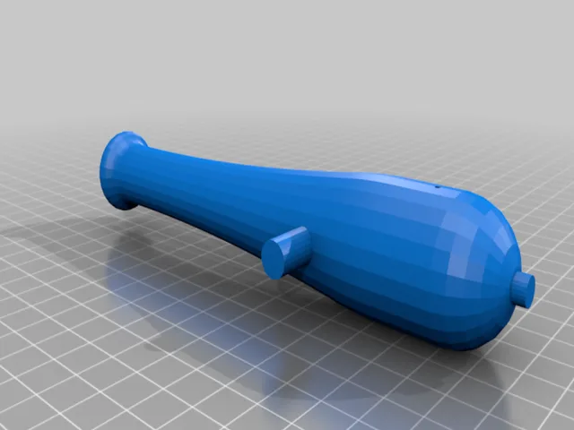 Cannon (Designed for lost wax casting) – Free 3D Model STL