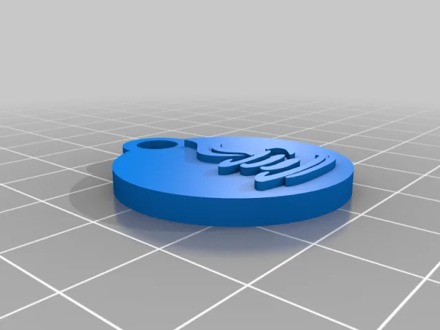 Programming languages logo key fob – Modelo 3D gratuito STL
