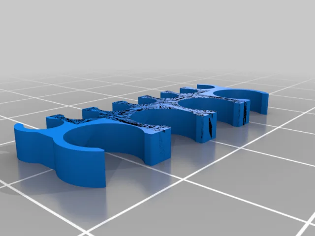 Customizable Cable Comb non-symmetric – Modelo 3D gratuito STL