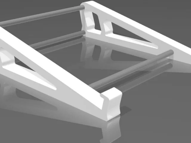 Laptop stand ( Macbook Pro 13" ) – Modello 3D gratuito STL
