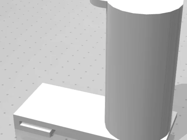 Makerbot Mini Large Spool Holder – Free 3D Model STL