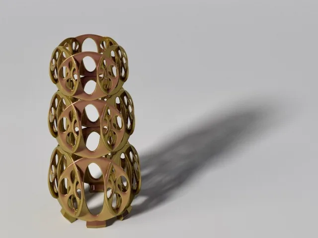 Circular Recursion – Gratis 3D-model STL