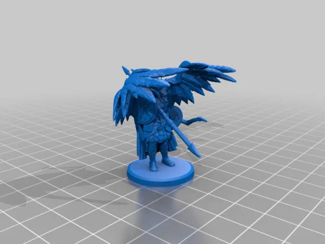 Chaos Angel (Tabletop Miniature) – Free 3D Model STL
