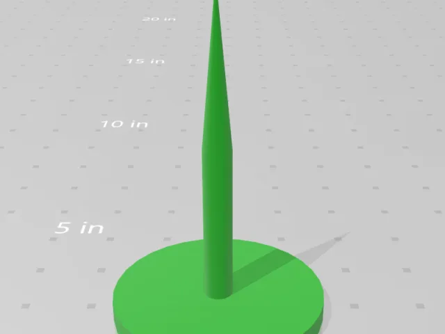 Archery Target Pin – Modello 3D gratuito STL
