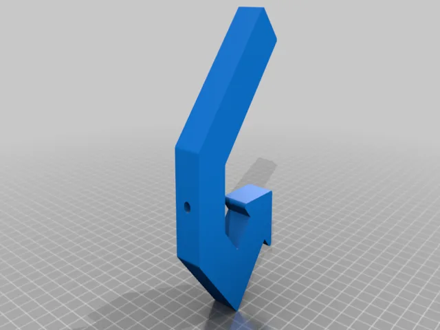 Bold Arrow Wall Hook Mount Thing  – Free 3D Model STL
