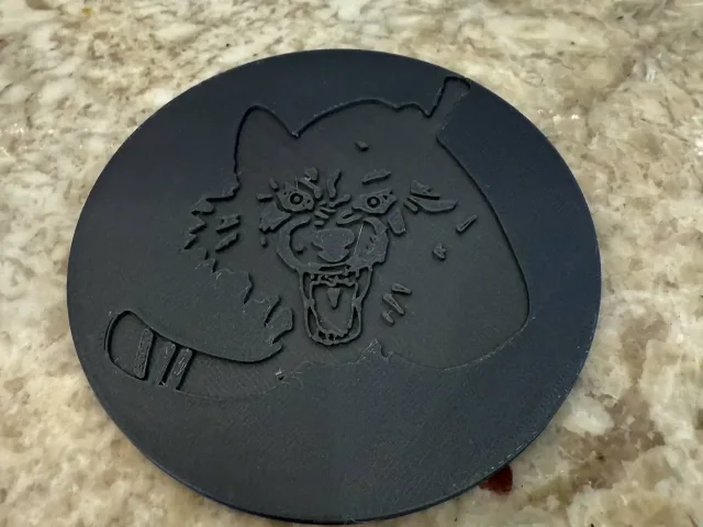 Chicago Wolves Coaster  – Modello 3D gratuito STL
