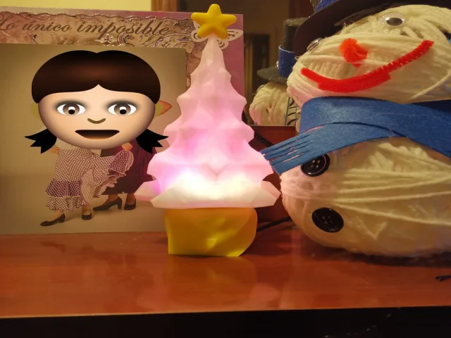 Christmas tree with neopixel – Kostenloses 3D-Modell STL