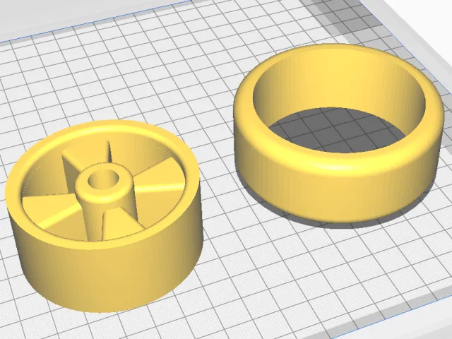 wheel with 10.5 mm hole – Free 3D Model STL