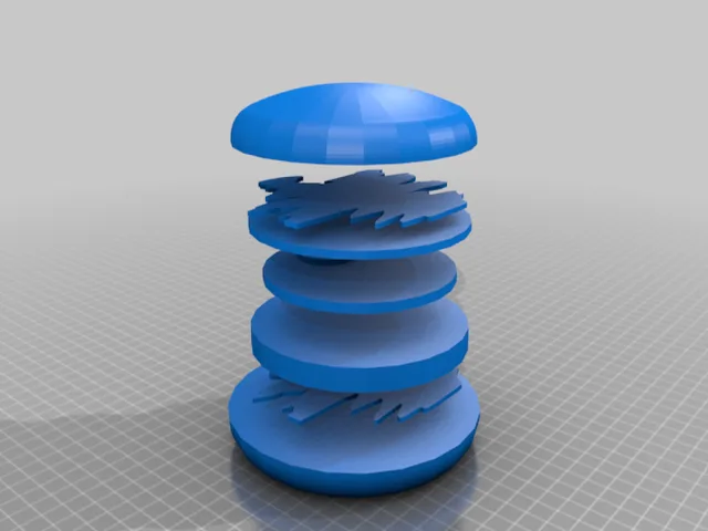 egg burger – Free 3D Model STL