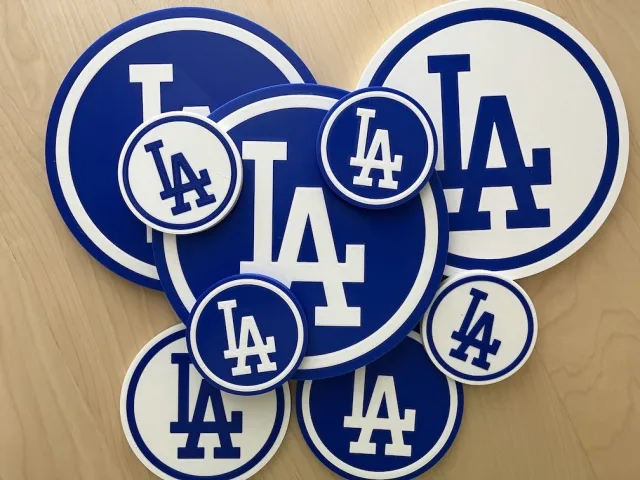 Los Angeles Dodgers Logo – Modelo 3D gratuito STL