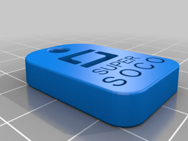 Super Soco KeyChain – Free 3D Model STL