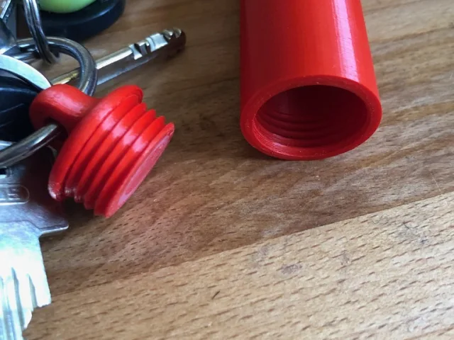 Keychain Container  – Free 3D Model STL