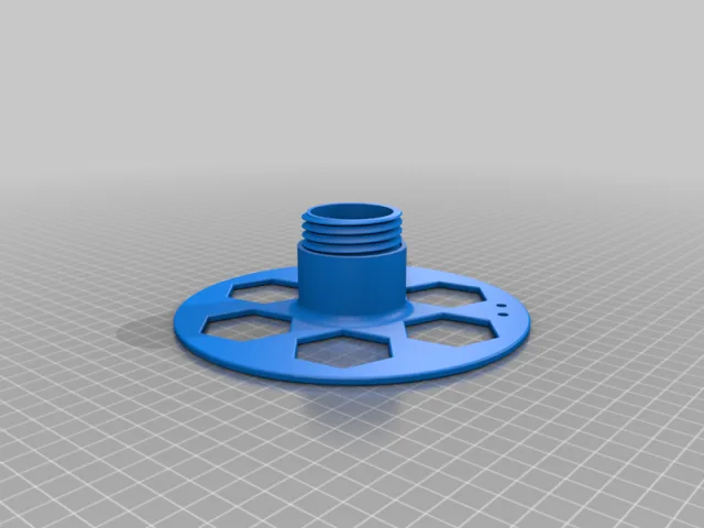 Filament spool no support two piece – Free 3D Model STL