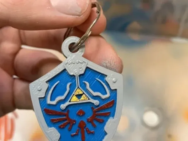 Hylian Shield Key Chain – Modello 3D gratuito STL