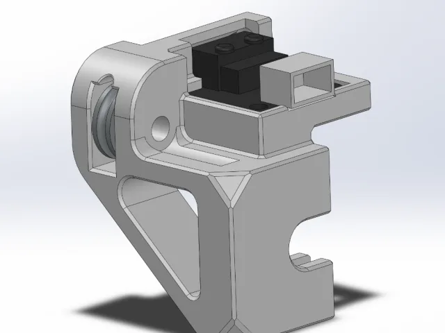 Ender 3 Filament guide + runnout sensor holder (side spool) – Modèle 3D gratuit STL