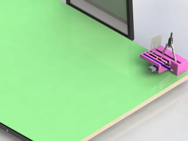 Drafting tool holder. – Free 3D Model STL