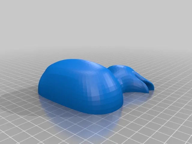 Half of a Rubber Duck – Free 3D Model STL