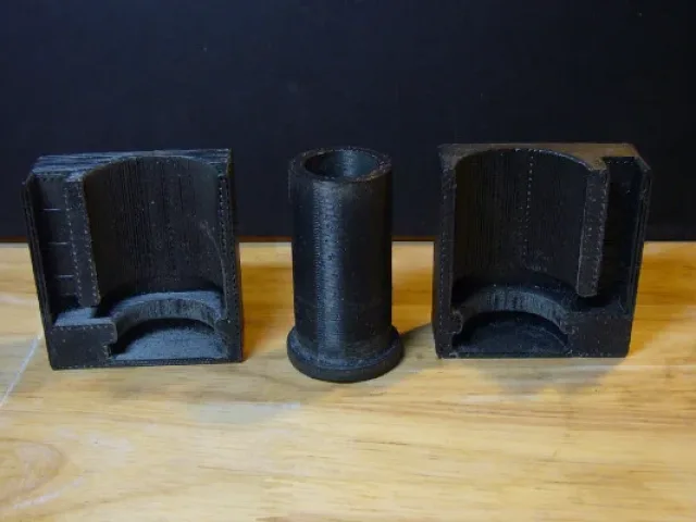 Casting aluminum in ABS – Gratis 3D-model STL