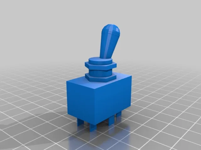 Parametric Toggle Switch Library – Free 3D Model STL