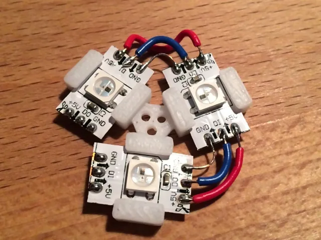 Neopixel Triplet – Gratis 3D-model STL
