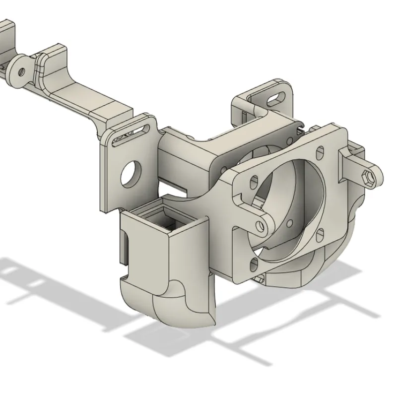 Ender 5 Micro Swiss Compatible Fan System – 3D-printbaar model van Thingiverse
