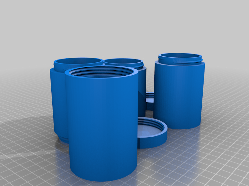 Modular Expandable Jar System – Modelo 3D imprimible de Thingiverse