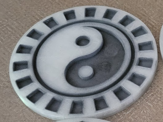 Coaster - Yin Yang – 3D-Druckmodell von Thingiverse