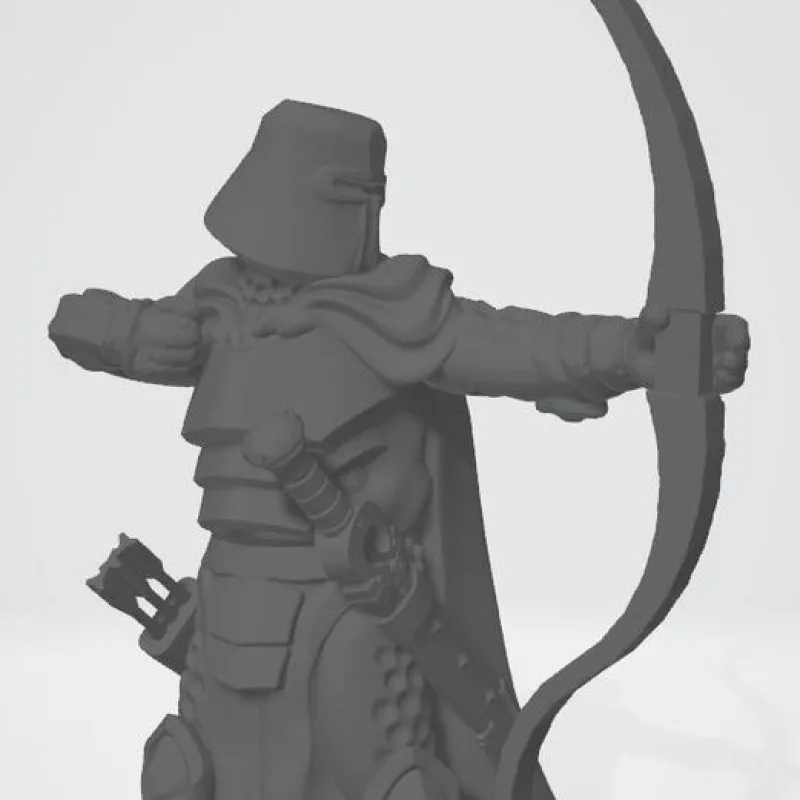 Human Knight Archers – 3D-Druckmodell von Thingiverse