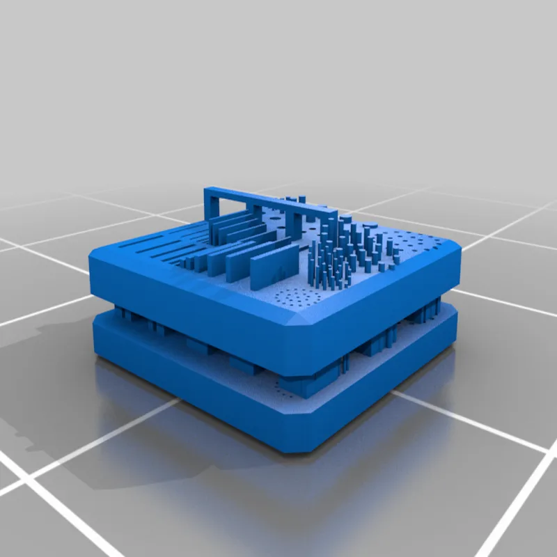 Resin Printer Resolution & Definition Test – Modello 3D stampabile da Thingiverse