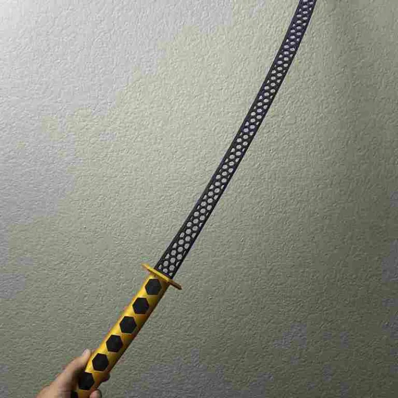Hexagon Katana – 3D printable model from Thingiverse