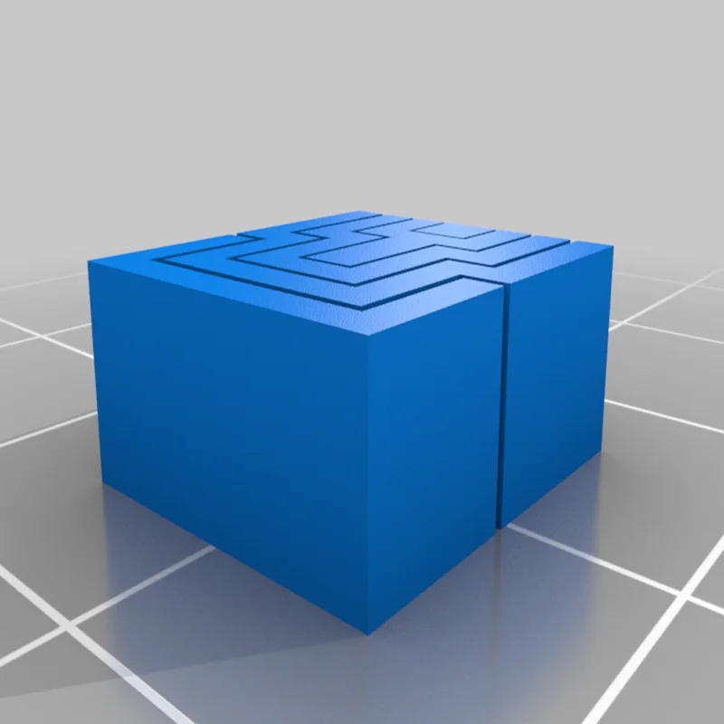 Clearance test cube – 3D-printbaar model van Thingiverse