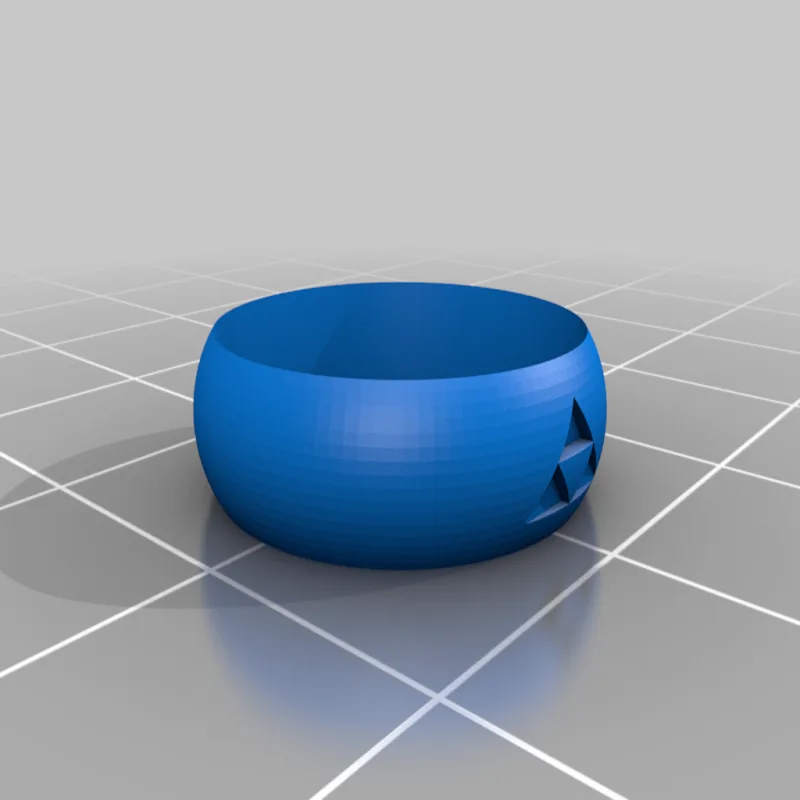 Tri Force Ring – Modello 3D stampabile da Thingiverse